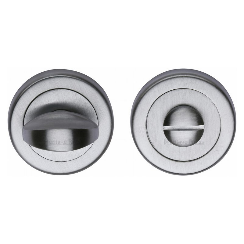 Round Bathroom Turn & Release - V0678 - V0678-SC