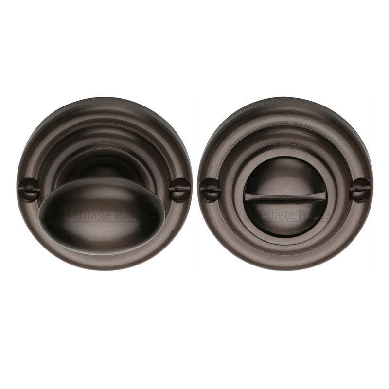 Round Bathroom Turn & Release - V1015 - V1015-MB