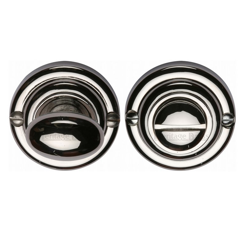Round Bathroom Turn & Release - V1015 - V1015-PNF