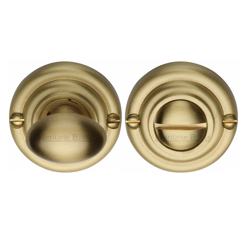 Round Bathroom Turn & Release - V1015 - V1015-SB