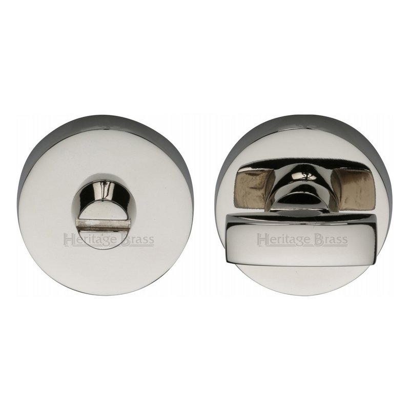 Round Bathroom Turn & Release - V1018 - V1018-PNF