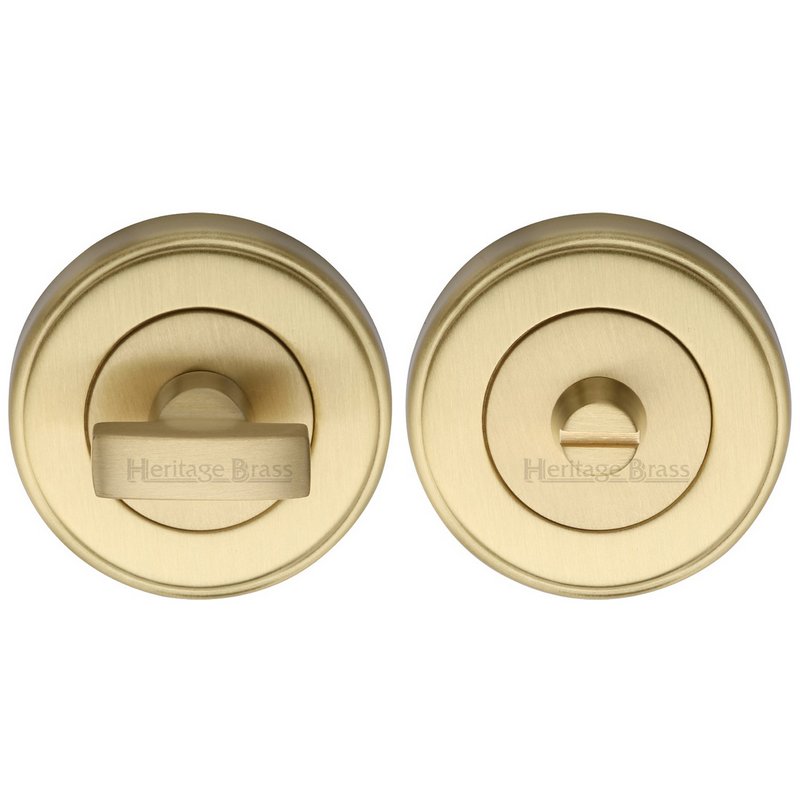 Round Bathroom Turn & Release - V4040 - V4040-SB