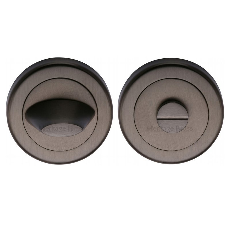 Round Bathroom Turn & Release - V4043 - V4043-MB