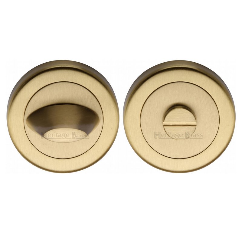 Round Bathroom Turn & Release - V4043 - V4043-SB
