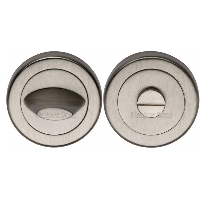 Round Bathroom Turn & Release - V4043 - V4043-SN