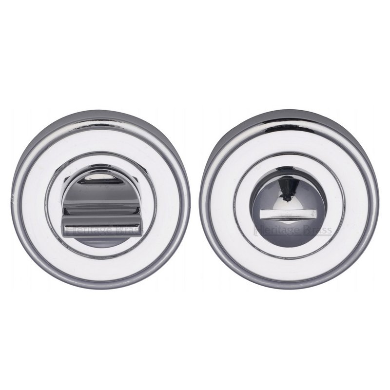 Round Bathroom Turn & Release - V4045 - V4045-PC