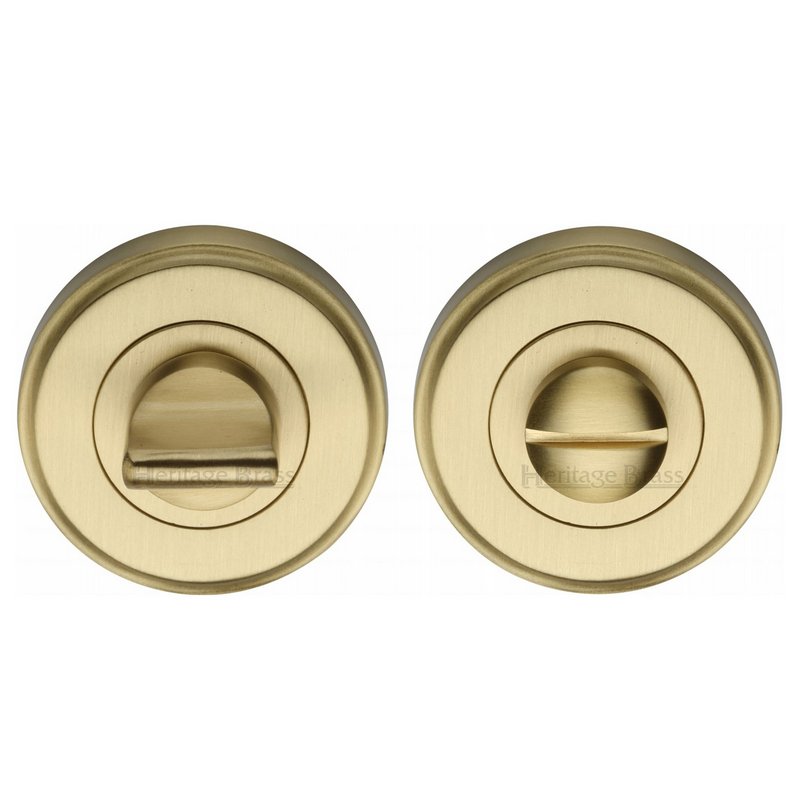 Round Bathroom Turn & Release - V4045 - V4045-SB