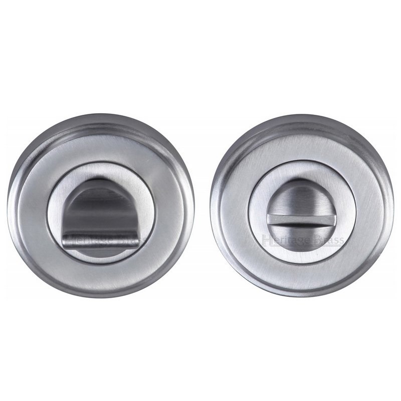 Round Bathroom Turn & Release - V4045 - V4045-SC