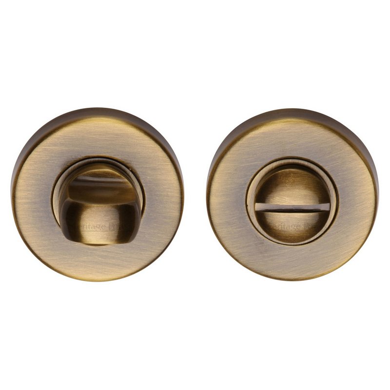 Round Bathroom Turn & Release - V4049 - V4049-AT