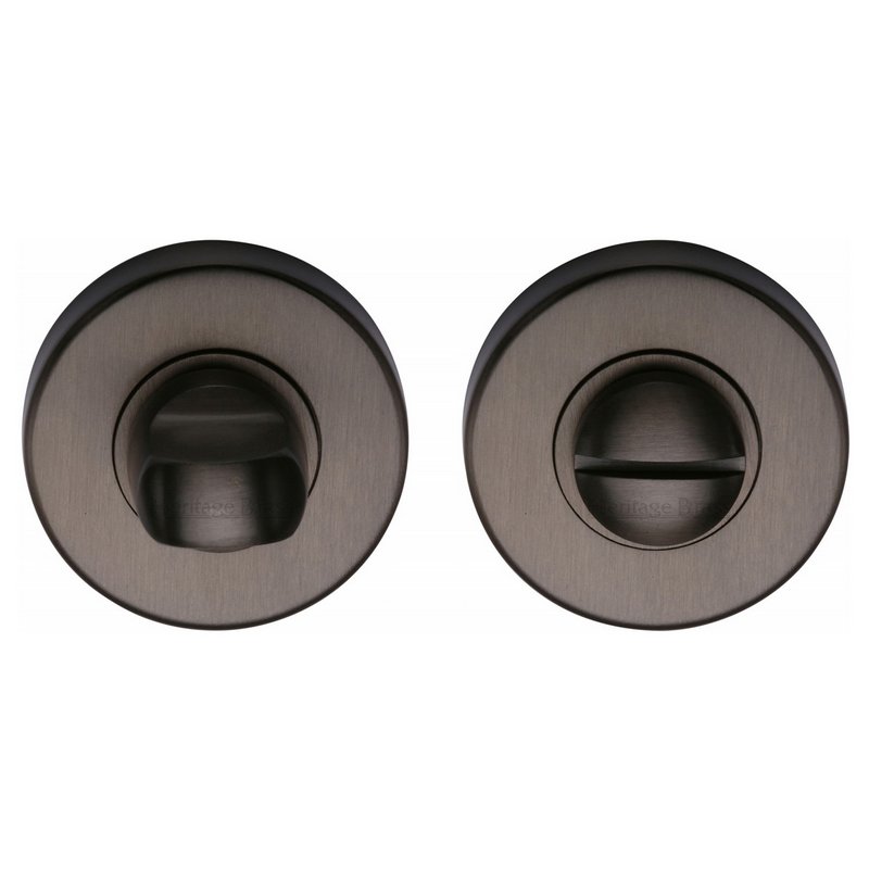 Round Bathroom Turn & Release - V4049 - V4049-MB