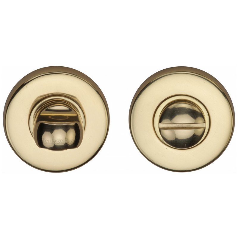 Round Bathroom Turn & Release - V4049 - V4049-PB