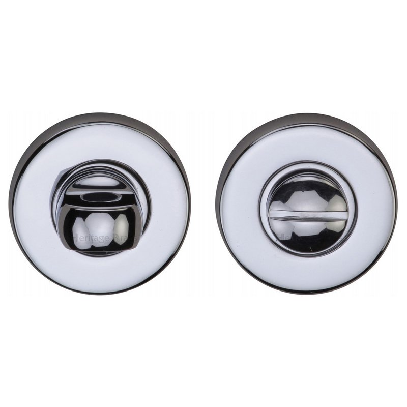 Round Bathroom Turn & Release - V4049 - V4049-PC