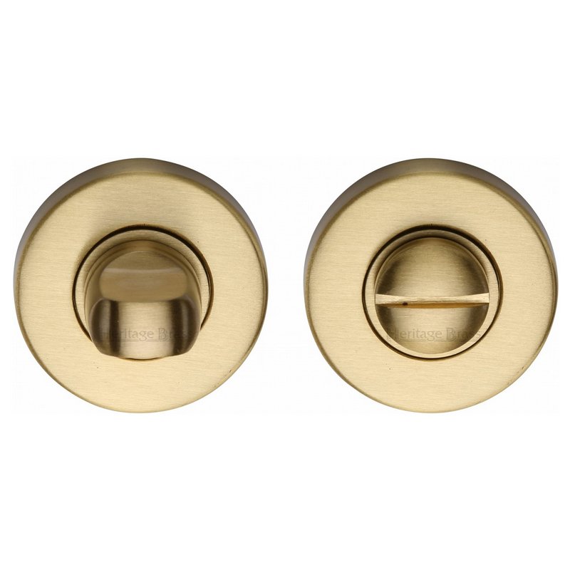 Round Bathroom Turn & Release - V4049 - V4049-SB