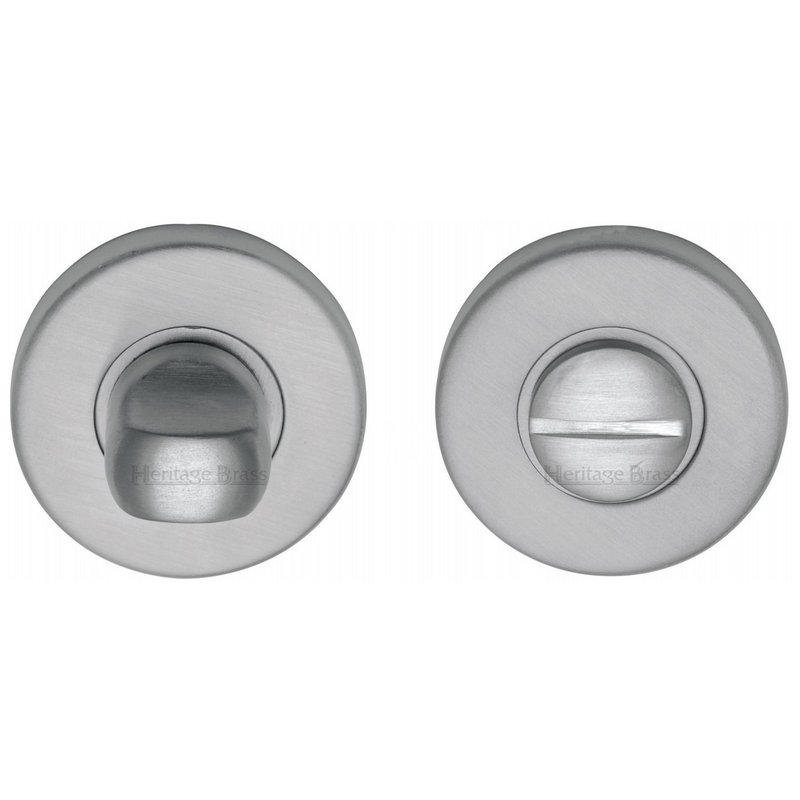 Round Bathroom Turn & Release - V4049 - V4049-SC