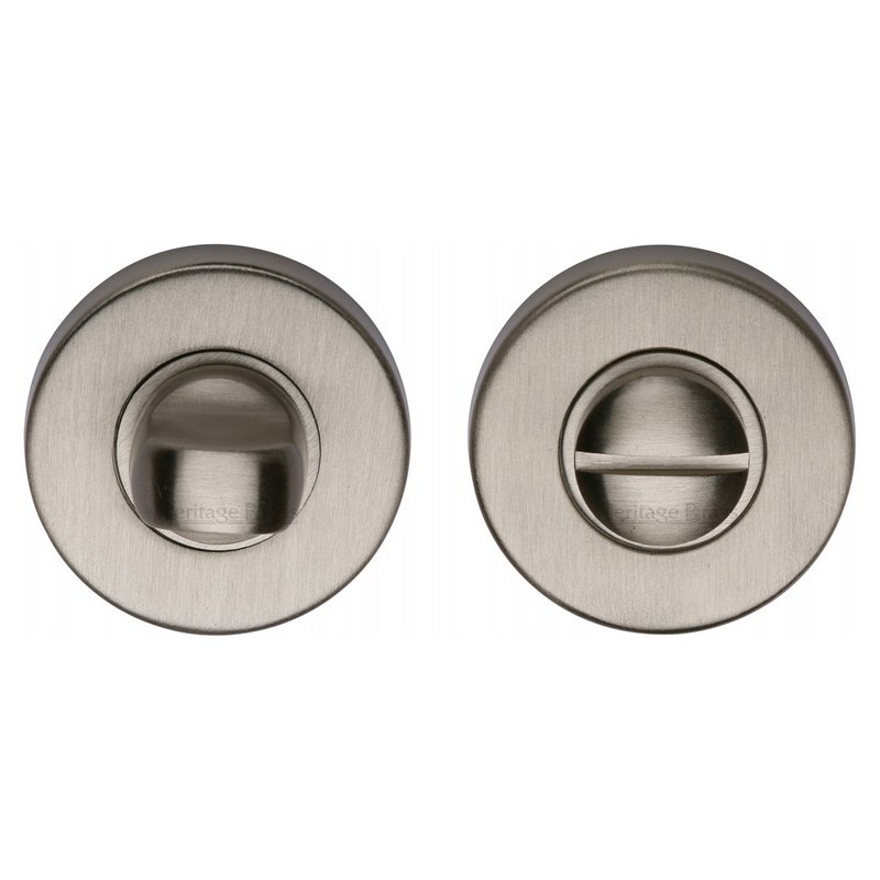 Round Bathroom Turn & Release - V4049 - V4049-SN