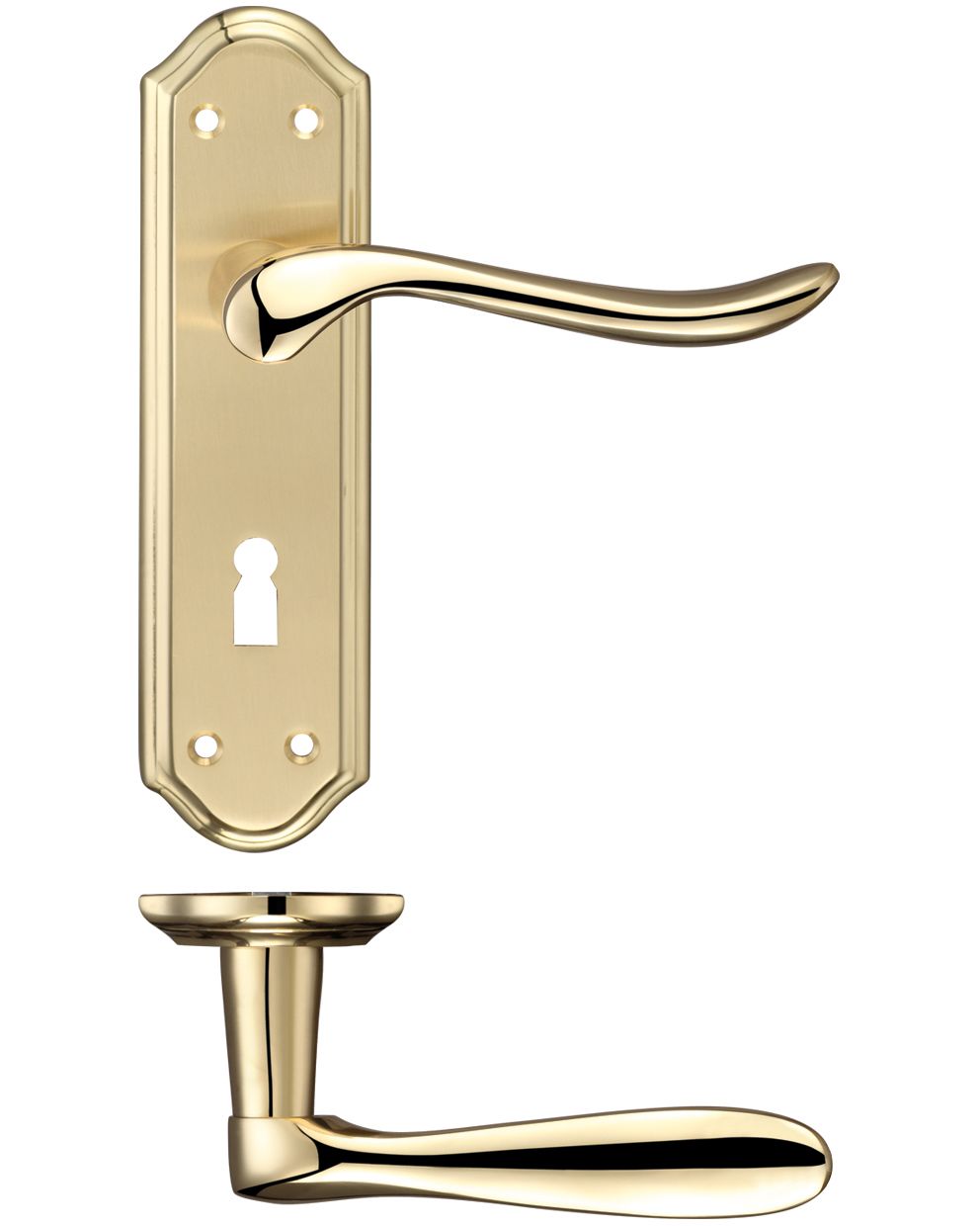 Lincoln Lever Euro Lock (47.5mm c/c) Furniture