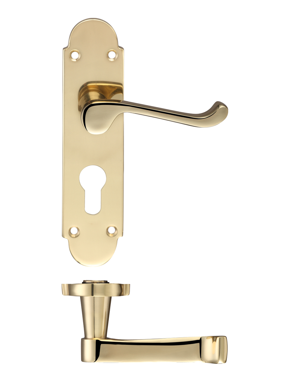 Oxford Lever Euro Lock (47.5mm c/c) Furniture 170 x 42mm