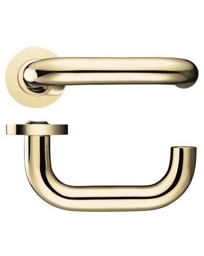 19mm Return to Door Lever on Round Rose