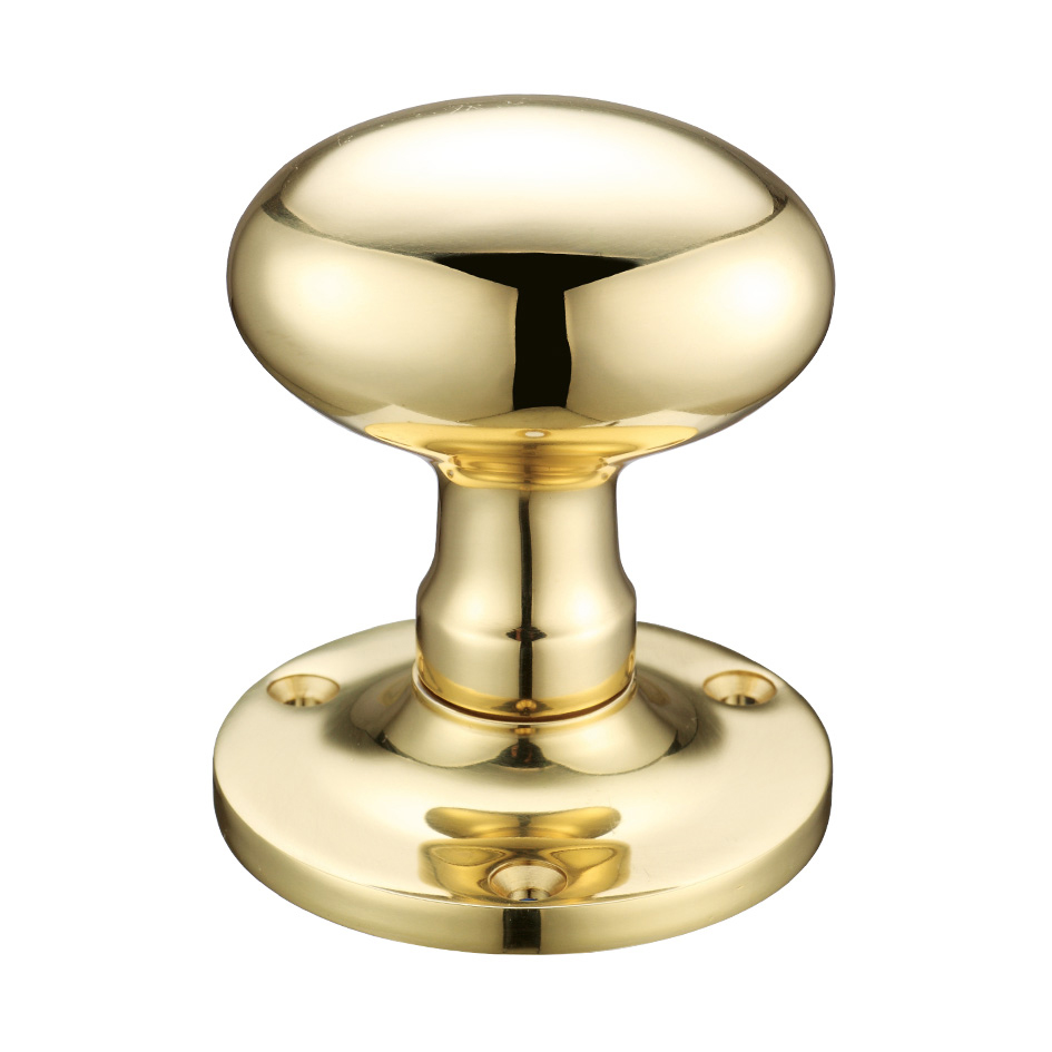 Oval Mortice Knob Furniture 62.5mm Rose dia.