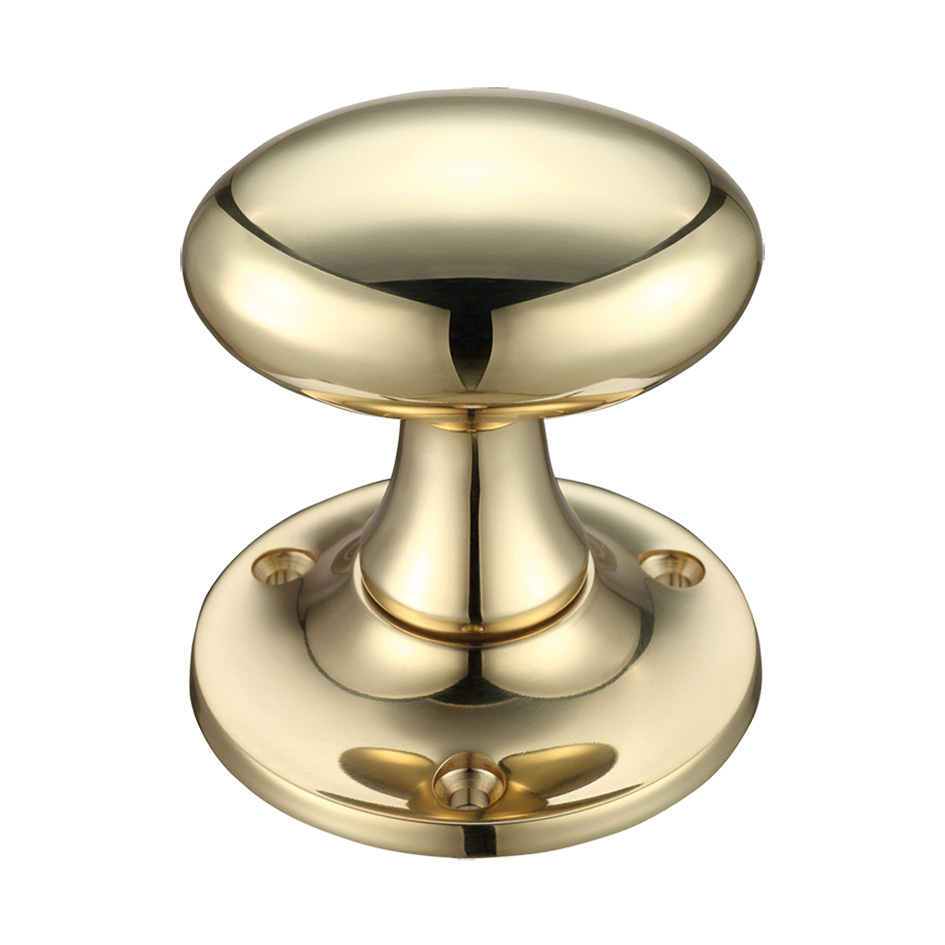 Oval Mortice Knob Furniture 60mm Rose dia.