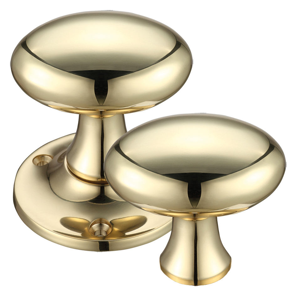 Oval Rim Mortice Knob Furniture 60mm Rose dia.