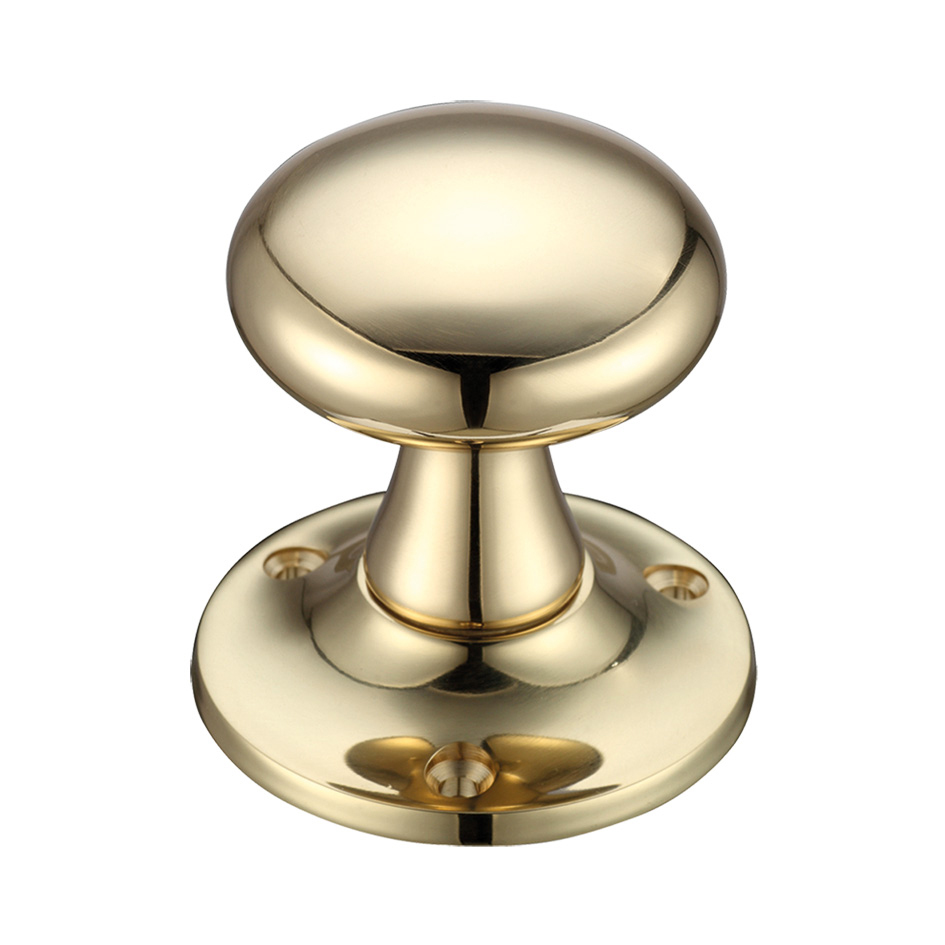 Mushroom Mortice Knob Furniture 60mm Rose dia.