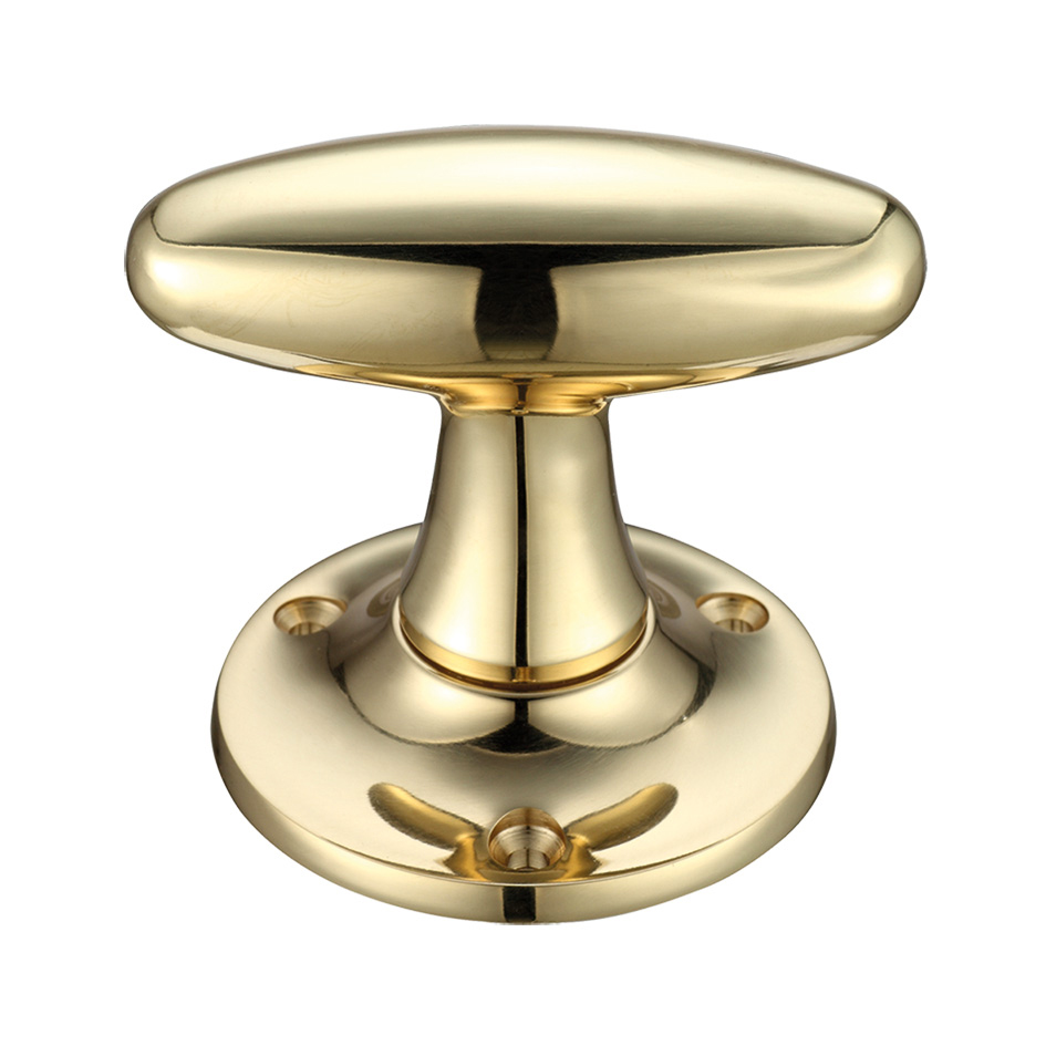 Extended Oval Mortice Knob Furniture 60mm Rose dia.