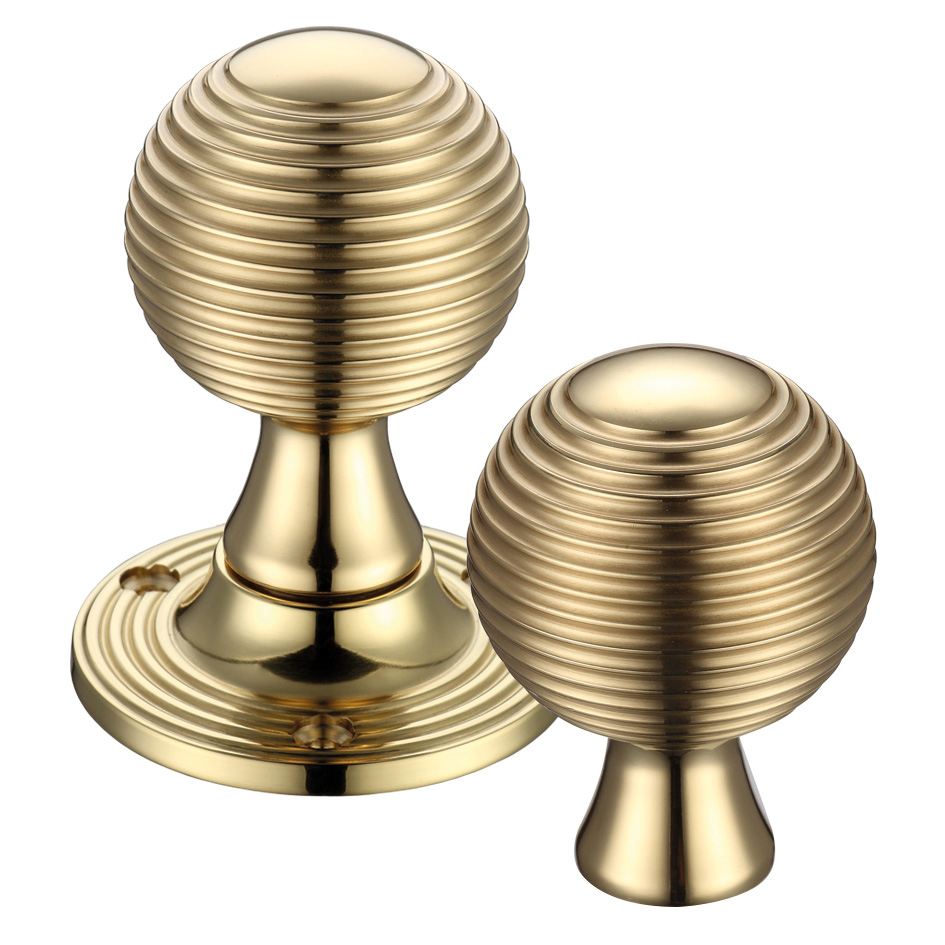 Queen Anne Rim Mortice Knob Furniture 60mm Rose dia.