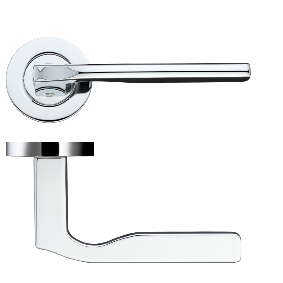 Vela lever on round rose