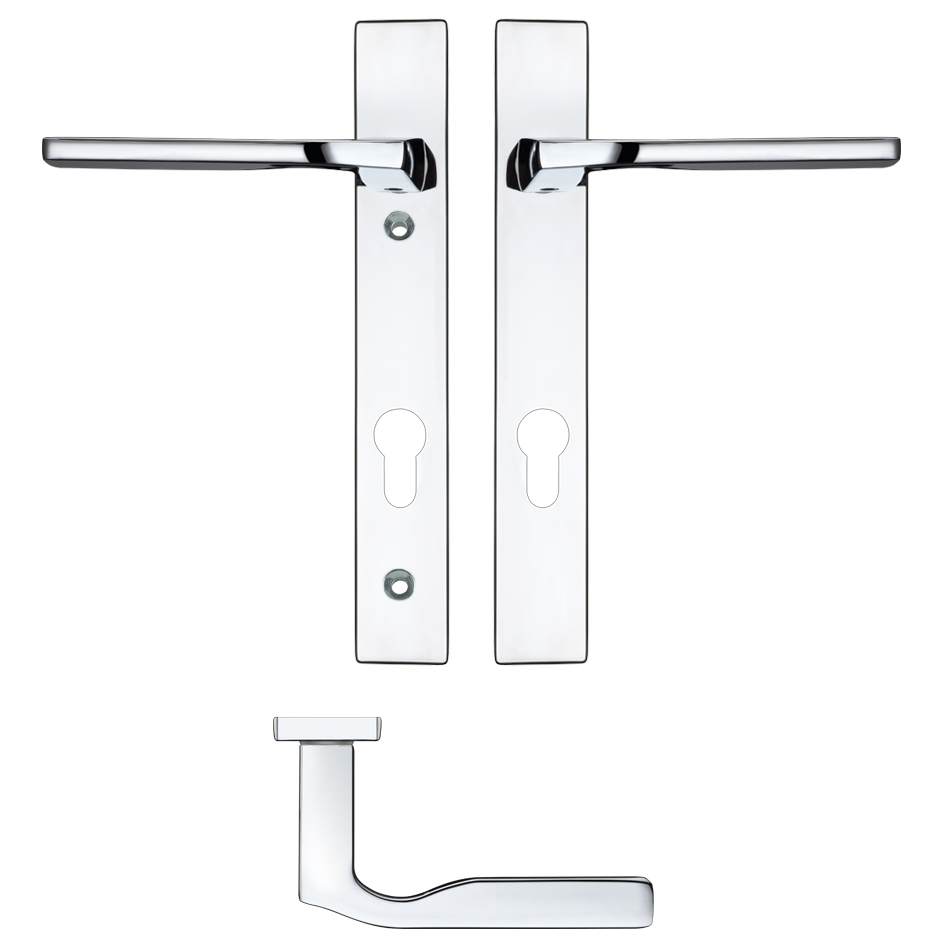 Vela lever on narrow euro backplate