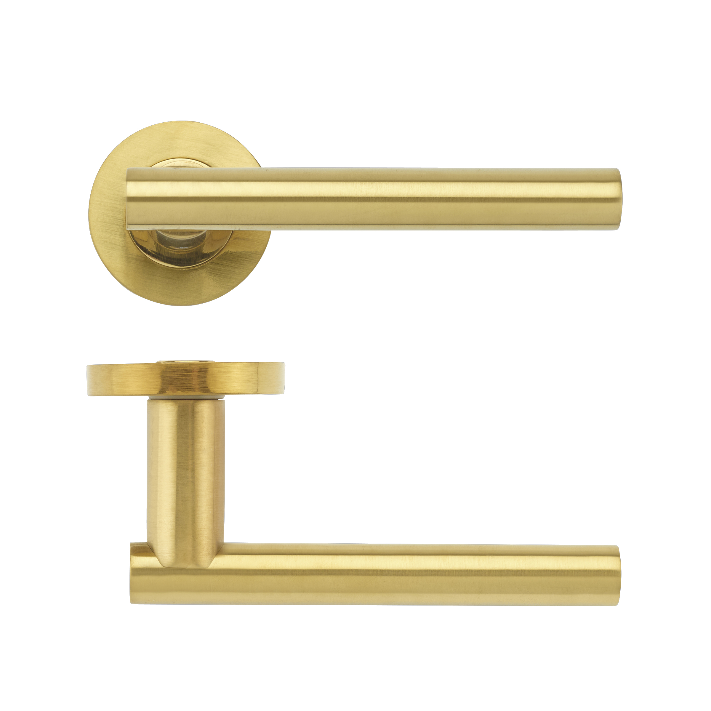 Lucca lever on round rose