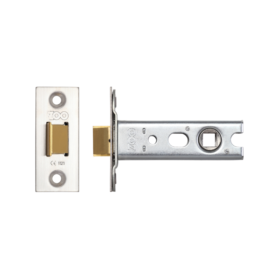 Tubular Latch (Knobs) - Architectural 45* Travel 76mm C/W SSS forend